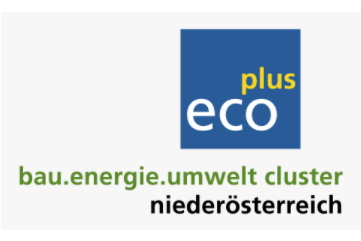 eco plus bau.energie.u,welt cluster niederösterreich