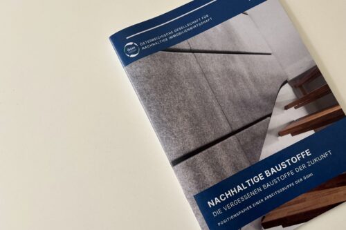 Positionspapier einer Arbeitsgruppe der ÖGNI zum Thema "Nachhaltige Baustoffe"